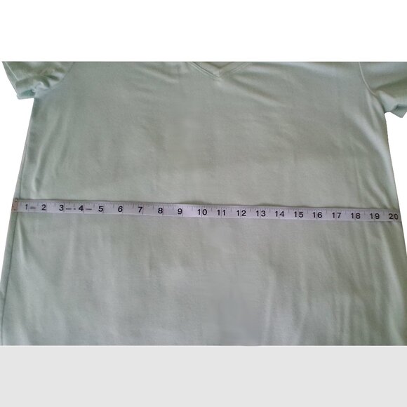 Women's Joe Fresh Active V-Neck T-Shirt, Mint, Large - Picture 4 of 6